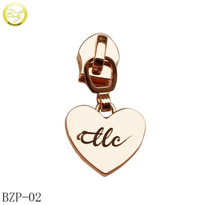 Custom Embossed Logo Slider Bags Accessory Metal <strong>Zipper</strong> Pulls Movable Backpack Metal <strong>Zipper</strong> Puller <strong>Replacement</strong> <strong>Zipper</strong> Parts - Product Image 6