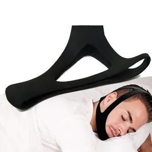 Premium Effectieve Verstelbare Anti Snurken Chin Strap Bundel Snore Stop Slaap Steun Apparaten Gemak Ademhaling en Snurken