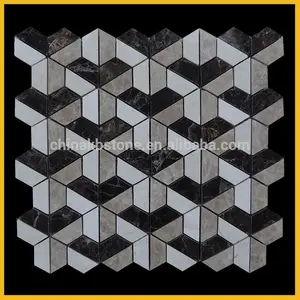 High Quality Marble Floor Tile Mosaic China Supply Flooring Tile For USA Interior Background Mosaic Mable Factory