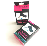 Adaptateur Récepteur Audio Bluetooth 5.0 Sans Fil pour Voiture, Stéréo AUX 3.5 MM, Musique Mains Libres pour Maison et Véhicule
