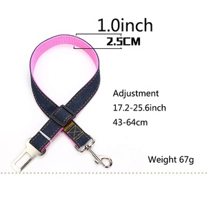 Cinturón de seguridad <span class=keywords><strong>para</strong></span> mascotas, <span class=keywords><strong>correa</strong></span> de coche ajustable corta <span class=keywords><strong>para</strong></span> perros <span class=keywords><strong>para</strong></span> coche - Product Image 5