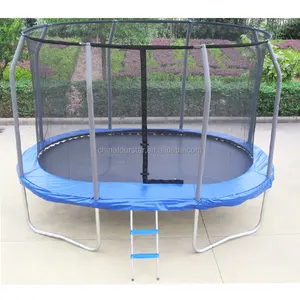 최고 반지 및 안 그물을 가진 Springfree Trampoline 중간 타원형 옥외 체조 스포츠 놀이 타원체 trampoline