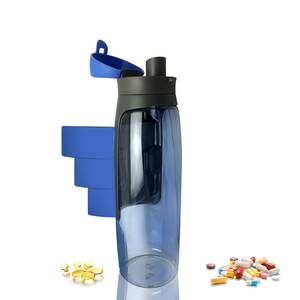 Borraccia Sportiva Multifunzionale in Plastica, Novità 2026, per Conservare Medicinali, Bottiglia per Palestra, 1 Pezzo/Sacchetto OPP - Product Image 1