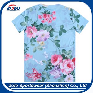 Gros professionnel arrondi ourlet <span class=keywords><strong>pas</strong></span> <span class=keywords><strong>cher</strong></span> et mode t-shirts en vrac - Product Image 3
