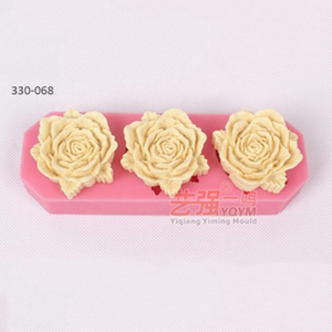 Mini Petite Taille 3d Fondant <span class=keywords><strong>Silicone</strong></span> Fleur Fondant <span class=keywords><strong>Chocolat</strong></span> Moules À Gâteaux - Product Image 3