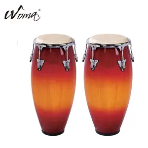 Set Conga Drum Kayu Perkusi Latin Populer Produk Baru