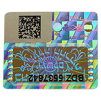 Offre Spéciale en gros professionnel de haute qualité code qr autocollants d'étiquette d'hologramme laser hologramme qr code étiquette autocollants