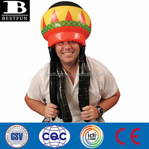 Peluca Inflable de PVC Ecológica, Peluca de Cabeza Grande, Sombrero de Peluca Inflable Gigante, Pelucas de Pelo Inflable, Accesorios para Fiestas, Juguetes - Product Image 6