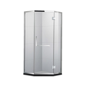 Pentagono SS Cerniera <span class=keywords><strong>Cabina</strong></span> <span class=keywords><strong>Doccia</strong></span> In Vetro Camera S1027Z - Product Image 1