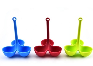 OKSILICONE vassoio per microonde fornello per uova caldaia per bracconaggio portauovo in Silicone per bracconiere per uova - Product Image 3