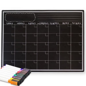 <span class=keywords><strong>Tableau</strong></span> noir magnétique pour chambre d'enfants, étiquette adhésive, avec effaceur à sec, noir - Product Image 1