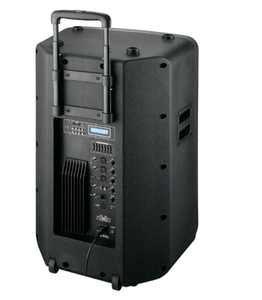 China 12 pulgadas altavoz activo portátil plástico grande <span class=keywords><strong>DJ</strong></span> sonido caja con asa y ruedas - Product Image 1