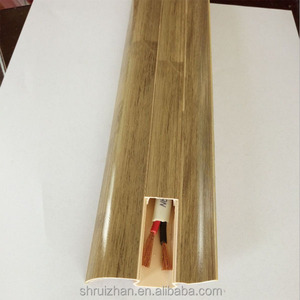 Mejor precio decorativo <span class=keywords><strong>PVC</strong></span> rodapié de madera de plástico, MDF rodapié - Product Image 2