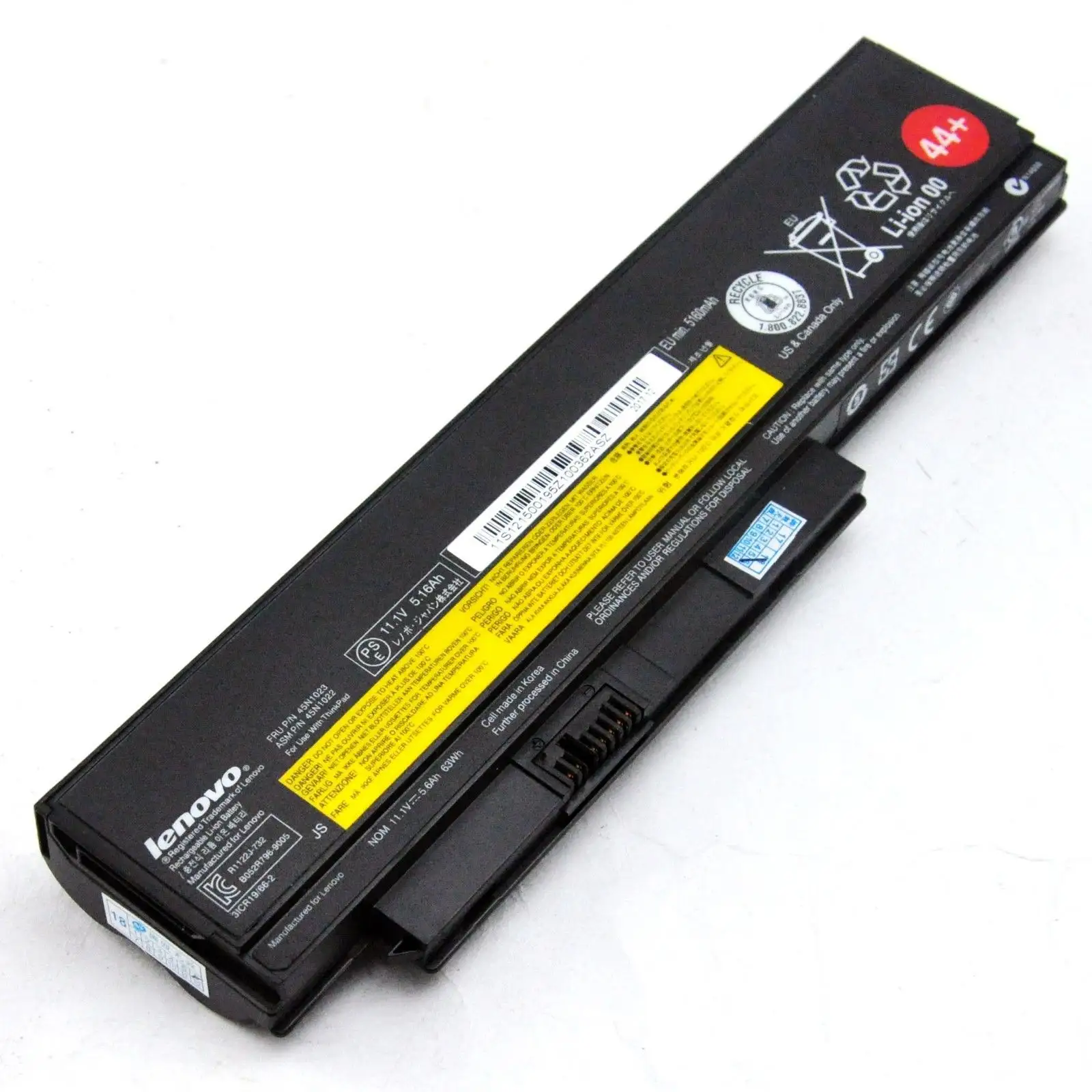 45N1023 11,1 V 5800 мА · ч (63Wh) 6cell натуральная Аккумулятор для ноутбука Lenovo ThinkPad X220 X220i X220s X230 серии батареи ноутбука 44 +