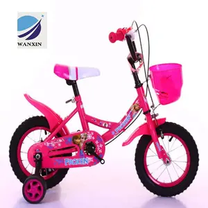 热卖玫瑰红 3-10 岁 12 英寸儿童自行车儿童训练轮自行车