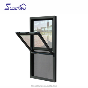 Superwu Noa Florida bão bằng chứng tác động TREO CỬA SỔ nhôm hồ sơ tác động kính duy nhất TREO CỬA SỔ trượt - Product Image 1