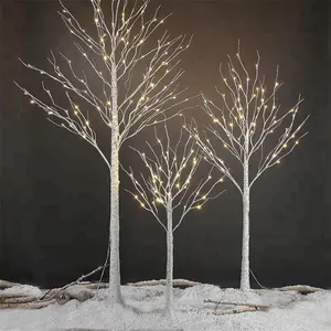 EVERMORE Indoor Outdoor Garden Piccola Decorazione di Natale del Led Luce Albero Artificiale