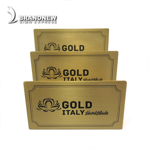 Targa in Metallo Brandnewsign Molto Popolare, Insegna da Tavolo in Ottone 3D per Numeri di Ordine - Product Image 4
