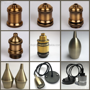 Đôi Nhẫn Vintage Light Bulb Ổ Cắm Đồng <span class=keywords><strong>Brass</strong></span> Vít Giữ Đèn Cho Mặt Dây Đèn Lịch Thi Đấu - Product Image 6