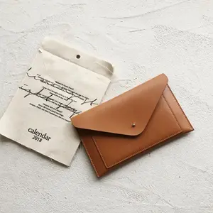 Sac <span class=keywords><strong>en</strong></span> <span class=keywords><strong>cuir</strong></span> véritable cousu à la main, Style Vintage pour femmes, Mini <span class=keywords><strong>pochette</strong></span> pour cartes, étui à enveloppe - Product Image 1