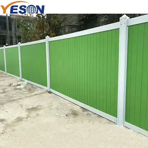 Steel boundary wall colorbond panel fence galvalume color steel fence