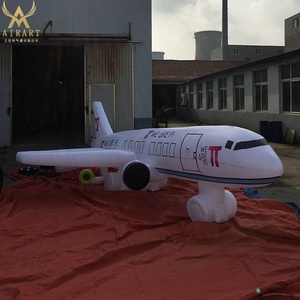 Décoration géante de compagnie aérienne, ballon gonflable en forme d'avion, décoration publicitaire extérieure en PVC - Product Image 4