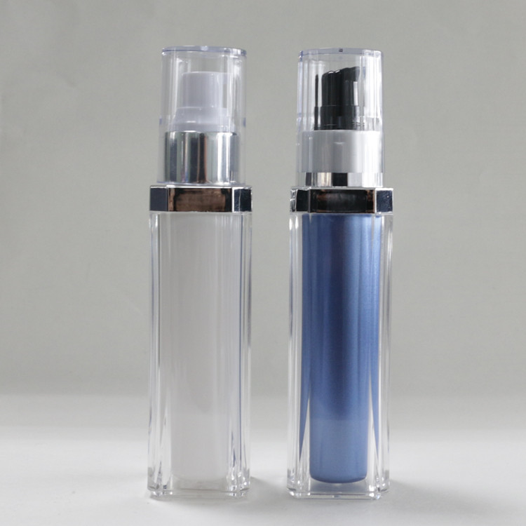 60 ML body lotion empty plastic cosmetic frasco de perfume con atomizador