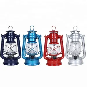Adornment Retro Classic Kerosene Lamp 4 Colors Kerosene Lanterns LED Portable Lights