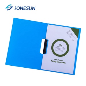 Hardcover <strong>A4</strong> Clear Color <strong>PP</strong> Plastic Presentation <strong>File</strong> Folder with Pivotable Clamp Clip - Product Image 3