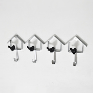 Cintre en tissu en forme de J pliable mural de couleur chromée - Product Image 6