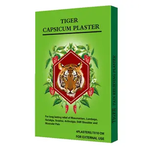 Parches adhesivos de Capsicum para alivio del dolor, productos personalizados