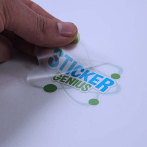 Autocollant personnalisé en PVC, papier vinyle Transparent, auto-adhésif - Product Image 4
