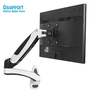 Aluminium Gas Lente 360 Graden Full Motion Hoogte Verstelbare 15 "-27" Lcd Monitor Houder Tv Wall Mount beugel Arm GM112W