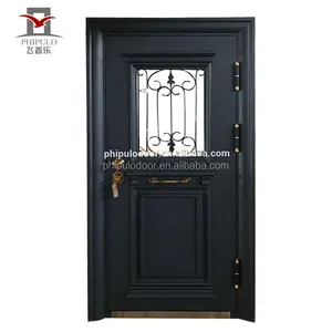 Safety iron pipe door design