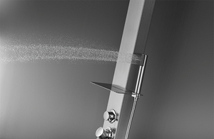 2025 nuevo diseño moderno #304 acabado cepillado Acero inoxidable ducha <span class=keywords><strong>piscina</strong></span> lluvia exterior ducha Panel columna S311 - Product Image 3