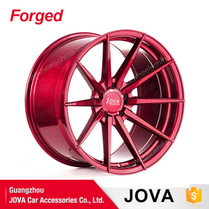 Forjado personalizado 10 rayo rojo <span class=keywords><strong>llantas</strong></span> de aleación de aluminio carreras - Product Image 2