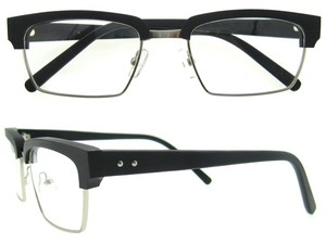 2015 alta calidad gafas moda Negro / tortuga hombres ópticas gafas <span class=keywords><strong>de</strong></span> Proveedores ACETATO silueta anteojos marcos hechos a mano - Product Image 5