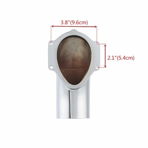 TCMT Filtre d'<span class=keywords><strong>admission</strong></span> à cône de filtre à air chromé pour Honda Shadow Spirit 750 1998-2013 XF130672-E - Product Image 4