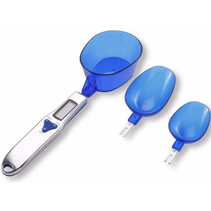 J & <span class=keywords><strong>R</strong></span> 500g Báscula automática de pesaje en polvo Pantalla LCD precisa de 0,1g Cuchara medidora personalizable OEM - Product Image 1