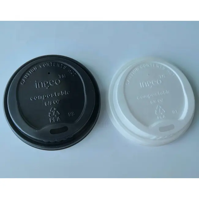 80 millimetri 90 millimetri compostabili PLA caps coperchi di carta tazza di caffè coperchio della tazza