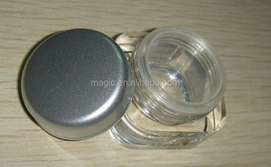 Alta calidad muestra tarro cosmético tarros cosméticos, pequeños recipientes de plástico con <span class=keywords><strong>tapas</strong></span> Clic aquí sorpresa - Product Image 1