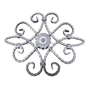 Décoration de porte d'entrée en <span class=keywords><strong>fer</strong></span> forgé, ornements en métal vintage - Product Image 4