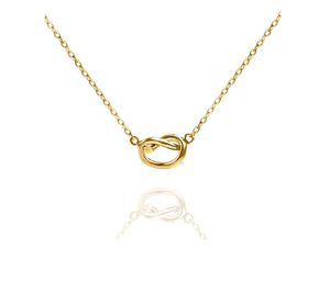 2019 New Fashion Jewelry 14K <strong>Gold</strong> Plated <strong>Infinity</strong> <strong>Necklace</strong>, Bridesmaids Gifts Knot <strong>Necklaces</strong> for Women - Product Image 1