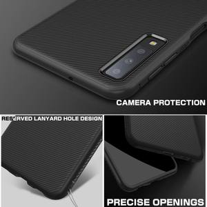 Di lusso In Fibra di Carbonio Caso Molle di TPU Per <span class=keywords><strong>Samsung</strong></span> galaxy <span class=keywords><strong>A7</strong></span> 2018 Cassa Del Telefono Shockproof Della Copertura Posteriore - Product Image 3
