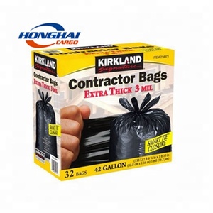 Bolsa de limpieza de contratista de LDPE de 3 mil para servicio pesado de 42 galones, <span class=keywords><strong>bolsas</strong></span> de plástico con revestimiento de cubo de basura con solapa fácil - Product Image 6