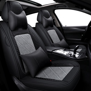 <span class=keywords><strong>Coussin</strong></span> de siège de <span class=keywords><strong>voiture</strong></span> en soie glacée enveloppant intégral avec <span class=keywords><strong>appui</strong></span>-<span class=keywords><strong>tête</strong></span> – Qualité supérieure – Coussins et oreillers de siège - Product Image 1
