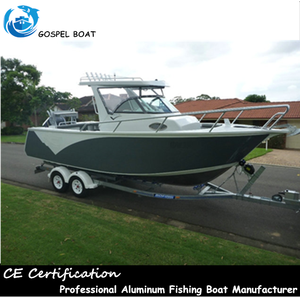 Barco de pesca de los cascos de aluminio de la cabina del centro 6.25m con <span class=keywords><strong>el</strong></span> motor externo - Product Image 1