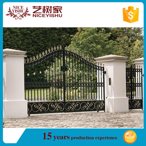 2016 últimos Nuevos productos italiano más Vendido últimas forjado hierro <span class=keywords><strong>casa</strong></span> diseños de la puerta principal - Product Image 5