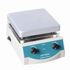 Alluminio hot plate targa Magnetica riscaldamento Agitatore