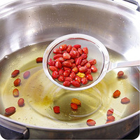 Écumoire en acier inoxydable 304 pour cuisine, filtre à huile à mailles super fines, cuillère pour écrémer la graisse et la mousse